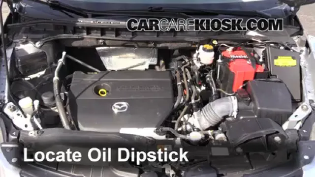 2011 Mazda CX-7 Sport 2.5L 4 Cyl. Oil Check Oil Level